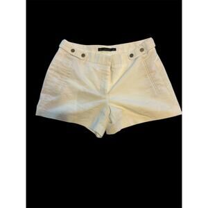 Zara Basic White Mini Shorts